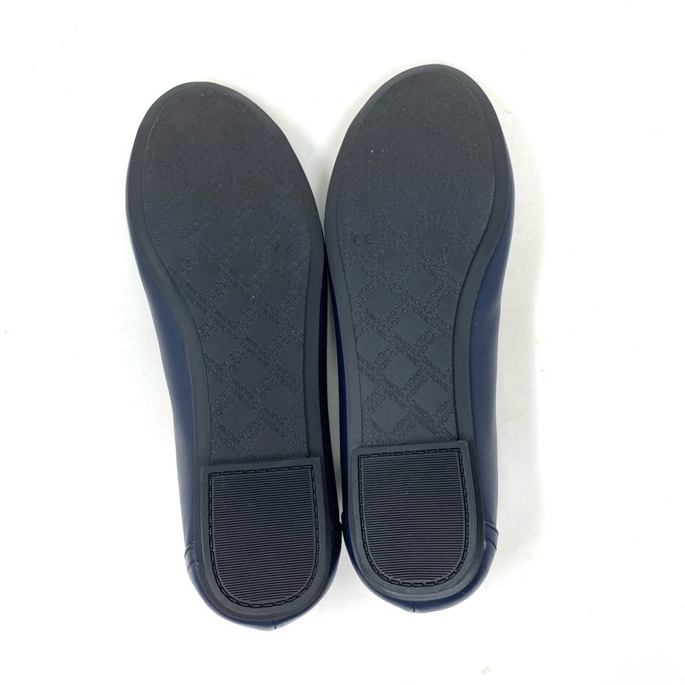 Vionic Spark Caroll Navy Leather Ballet Flats WIDE - Picture 6 of 8